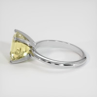 5.11 Ct. Sapphire Ring, 18K White Gold 4
