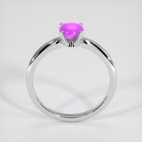 1.05 Ct. Purple Sapphire Ring, 18K White Gold 3