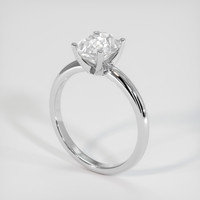 2.05 Ct. White Sapphire Ring, 18K White Gold 2