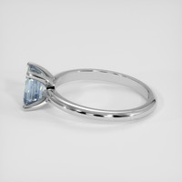 1.01 Ct. Bi Color Sapphire Ring, 18K White Gold 4