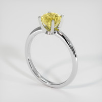 1.58 Ct. Sapphire Ring, 18K White Gold 2