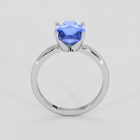 2.53 Ct. Blue Sapphire Ring, 18K White Gold 3
