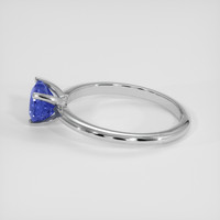 1.62 Ct. Blue Sapphire Ring, 18K White Gold 4