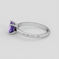 1.37 Ct. Color Change Sapphire Ring, 18K White Gold 4