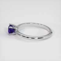 0.69 Ct. Sapphire Ring, 18K White Gold 4
