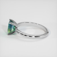 1.57 Ct. Bi Color Sapphire Ring, 18K White Gold 4