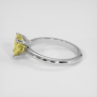 1.46 Ct. Yellow Sapphire Ring, 18K White Gold 4
