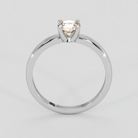 0.56 Ct. Peach Sapphire Ring, 18K White Gold 3