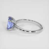 2.09 Ct. Violet Sapphire Ring, 18K White Gold 4