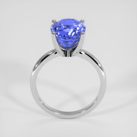 4.77 Ct. Blue Sapphire Ring, 18K White Gold 3