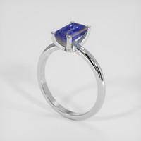 2.04 Ct. Bi Color Sapphire Ring, 18K White Gold 2