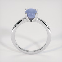 2.79 Ct. Blue Sapphire Ring, 18K White Gold 3