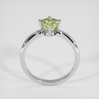1.15 Ct. Bi Color Sapphire Ring, 18K White Gold 3