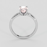 1.46 Ct. Pink Sapphire Ring, 18K White Gold 3