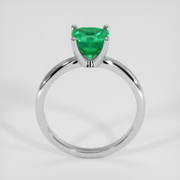 1.57 Ct. Emerald Ring, 18K White Gold 3