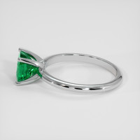 1.57 Ct. Emerald Ring, 18K White Gold 4