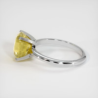2.65 Ct. Sapphire Ring, 18K White Gold 4