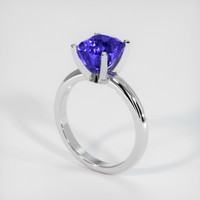 2.59 Ct. Sapphire Ring, 18K White Gold 2