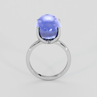 16.85 Ct. Blue Sapphire Ring, 18K White Gold 3