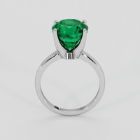 4.36 Ct. Emerald Ring, 18K White Gold 3