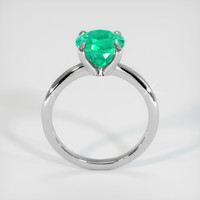 1.95 Ct. Emerald Ring, 18K White Gold 3
