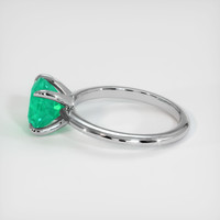 1.95 Ct. Emerald Ring, 18K White Gold 4