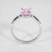 2.10 Ct. Pink Sapphire Ring, 18K White Gold 3