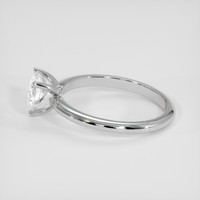 1.10 Ct. White Sapphire Ring, 18K White Gold 4