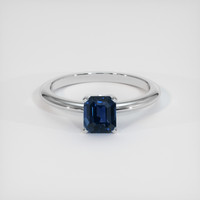2.02 Ct. Sapphire Ring, 18K White Gold 1