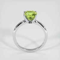 2.53 Ct. Green Sapphire Ring, 18K White Gold 3