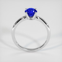 1.47 Ct. Blue Sapphire Ring, 18K White Gold 3