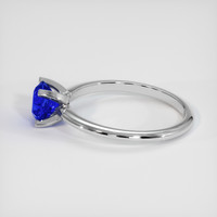 1.47 Ct. Blue Sapphire Ring, 18K White Gold 4