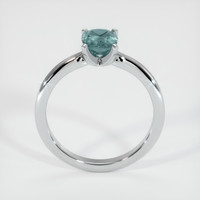 0.99 Ct. Sapphire Ring, 18K White Gold 3