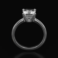 2.62 Ct. Sapphire Ring, 18K White Gold 3