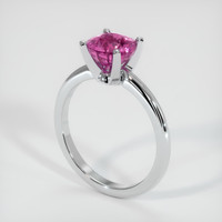 2.07 Ct. Sapphire Ring, 18K White Gold 2