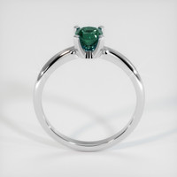0.86 Ct. Sapphire Ring, 18K White Gold 3