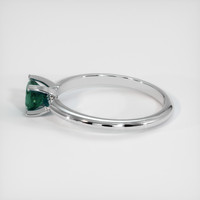 0.86 Ct. Sapphire Ring, 18K White Gold 4