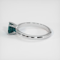 1.21 Ct. Sapphire Ring, 18K White Gold 4