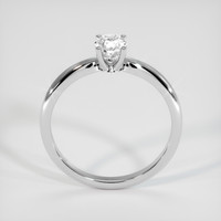 0.70 Ct. White Sapphire Ring, 18K White Gold 3