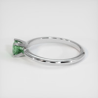 0.58 Ct. Sapphire Ring, 18K White Gold 4