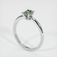 1.25 Ct. Sapphire Ring, 18K White Gold 2