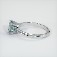 1.79 Ct. Sapphire Ring, 18K White Gold 4