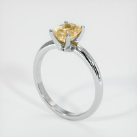 1.45 Ct. Sapphire Ring, 18K White Gold 2