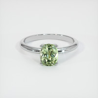 1.66 Ct. Sapphire Ring, 18K White Gold 1