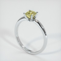 1.03 Ct. Sapphire Ring, 18K White Gold 2