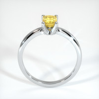 0.84 Ct. Sapphire Ring, 18K White Gold 3