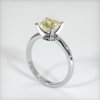 1.28 Ct. Sapphire Ring, 18K White Gold 2