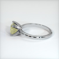 1.28 Ct. Yellow Sapphire Ring, 18K White Gold 4