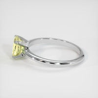 1.80 Ct. Yellow Sapphire Ring, 18K White Gold 4