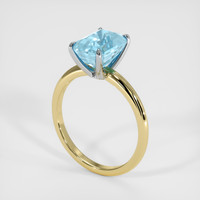2.50 Ct. Gemstone Ring, 14K White & Yellow 2